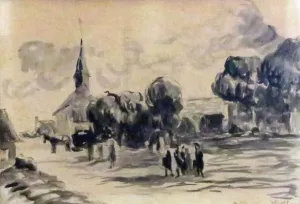 Orville, gouache sur papier — Alfred Veillet