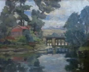 Sans titre, huile sur toile — Alfred Veillet