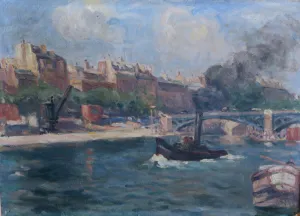 Sans titre, peinture à l'huile — Alfred Veillet