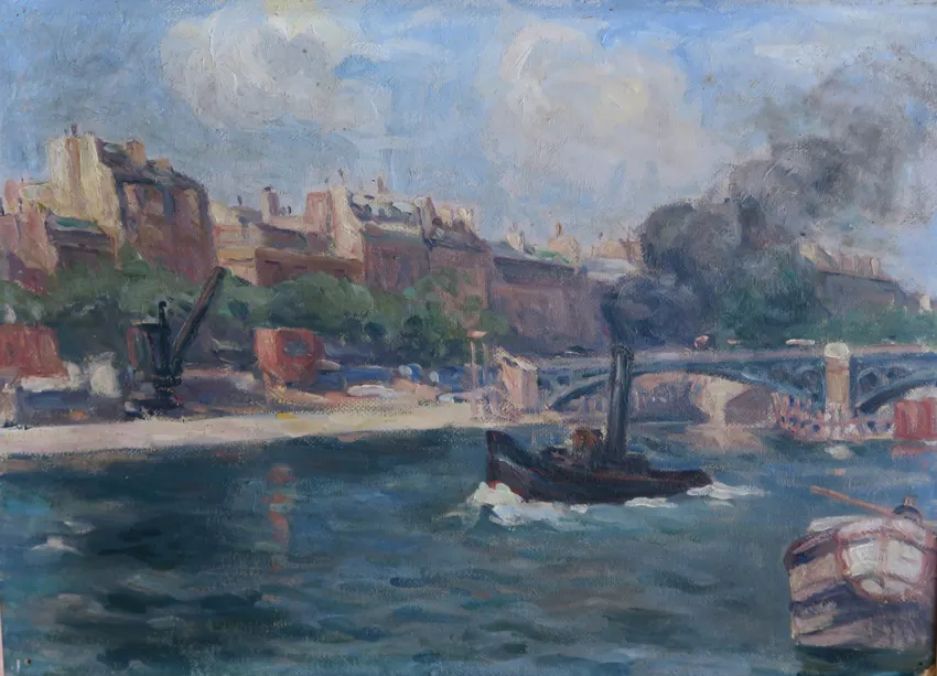 Sans titre, peinture à l'huile — Alfred Veillet