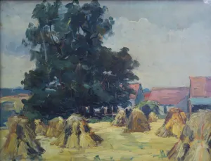 Sans titre, huile sur contreplaqué — Alfred Veillet