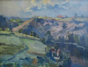 La Creuse à Gargilesse, huile sur bois — Alfred Veillet